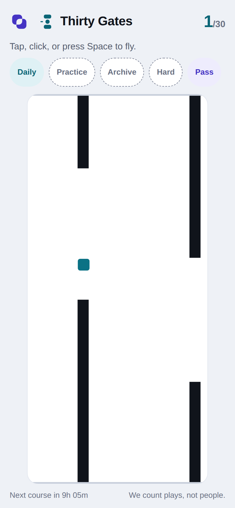 Thirty Gates on a phone